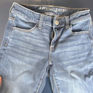 American eagle super super stretch x4 skinny jeans